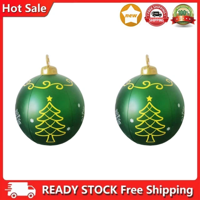 2pcs 60cm Santa Ball, Large Snowman Ball, Versatile Gifts