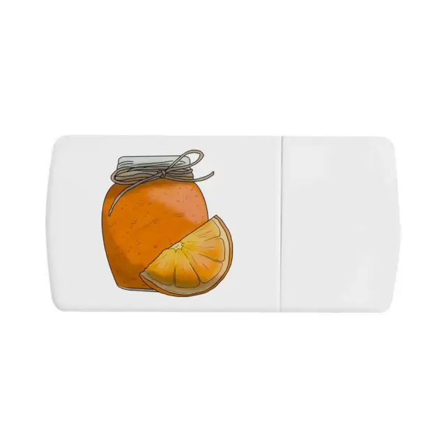 'Mermelada naranja' caja de píldoras con divisor de tableta (PI00020775)