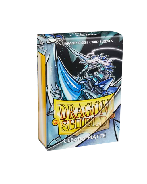 Dragon Shield | Clear Matte Japanese Size Card Sleeves | 60 Sleeves | Yu-Gi-Oh!