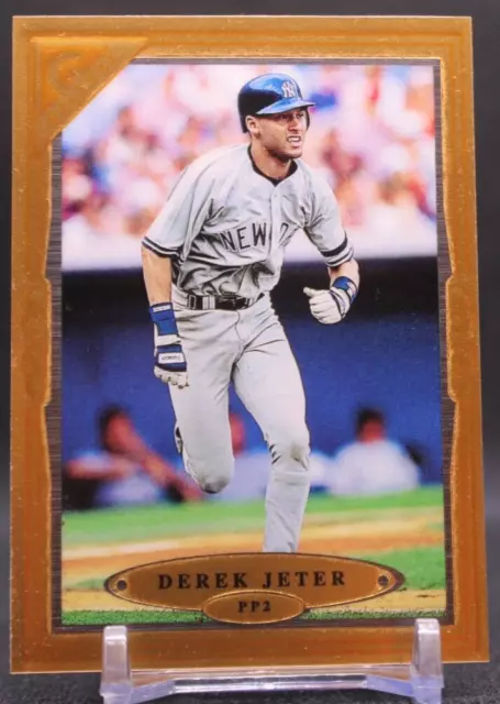 Derek Jeter 1997 Topps Gallery Pre-Production Gold Foil Border #PP2