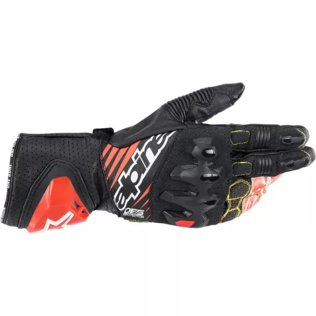 Alpinestars GP Tech v2 Gloves - Black/White/Red - Medium - #3320-0670
