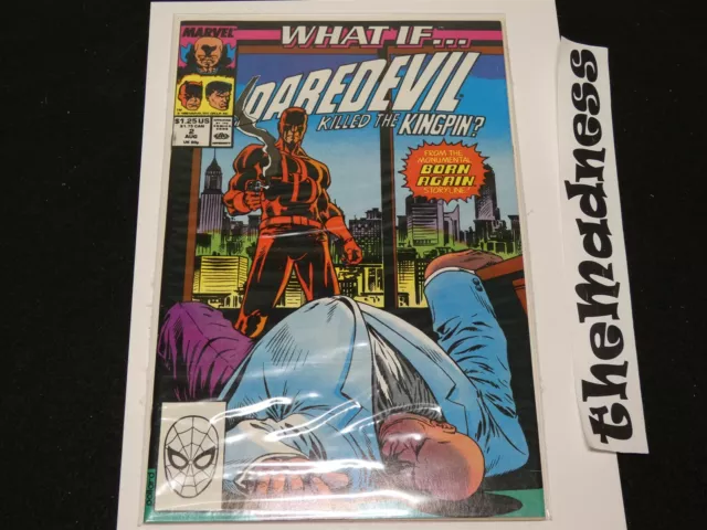 1989 Marvel Comics What If v2 #2 Daredevil Killed The Kingpin Greg Capullo