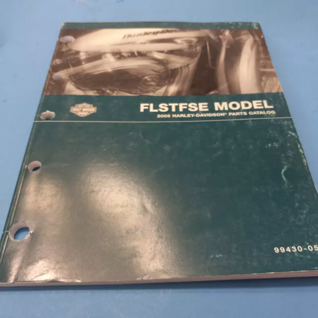 Harley Oem 2005 Flstfse Parts Catalog !!!! All Models