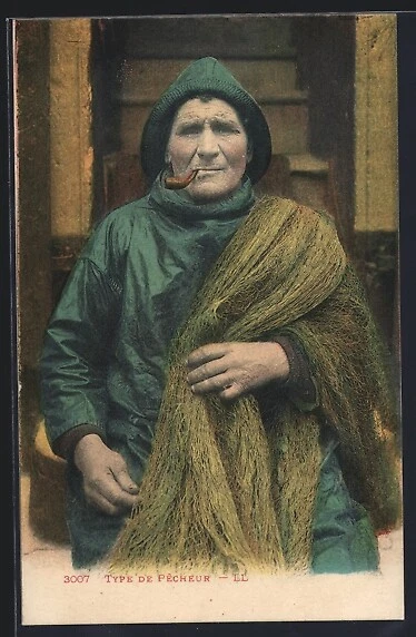 Carte Postale Ancienne Boulogne-sur-Mer - Pêcheur Au Hareng - CPA Nord 62 - Années 1900