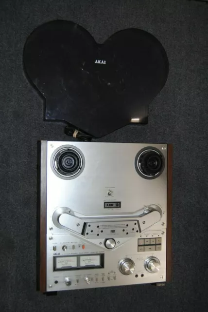 Vintage Akai GX-635D Reel-To-Reel Tape Recorder W/ Cover TESTED WORKING - READ