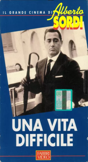 Una Vita Difficile (1961) Vhs Originale Fabbri Editori 1994 📼