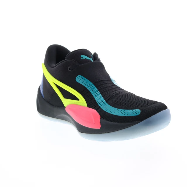 Puma Rise Nitro Herren Schwarz Leinwand Sneaker