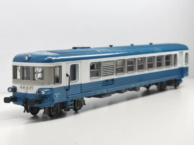 Jouef Autorail Type EAD Rouge Et Crème - Échelle HO 1/87, Analogique, Dépôt Longueau