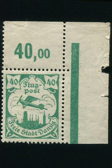 Danzig Flugpost MiNr 66Y ** postfrisch einwandfrei