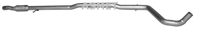 ASMET Tubo di Scarico 16.089 Terminale Centrale per FORD KA RU8 TDCi FIAT 500 169