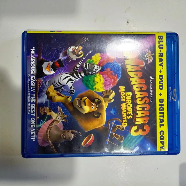 Madagascar 3: Europe's Most Wanted - 3D Blu-Ray/Blu-Ray/DVD