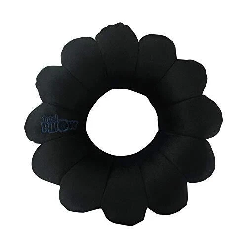 Total Pillow Travel Neck Head And Lumbar Support Pillow Fleece Twistable Travel