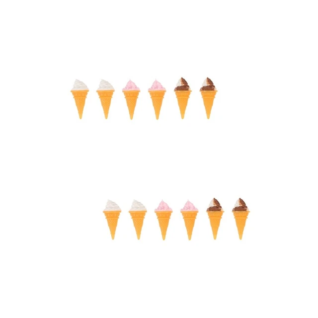 Eis Prop 12 Pcs Premium Puppe Eis Tiny Eis Miniatur Eis Für Kinder Hause Decor 3