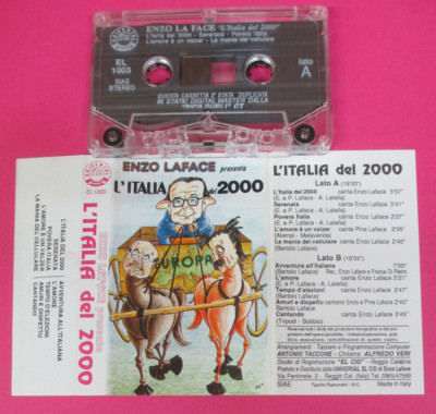 MC ENZO LAFACE presenta l'italia del 2000 italy EL CID EL 1003 no cd lp vhs dvd 