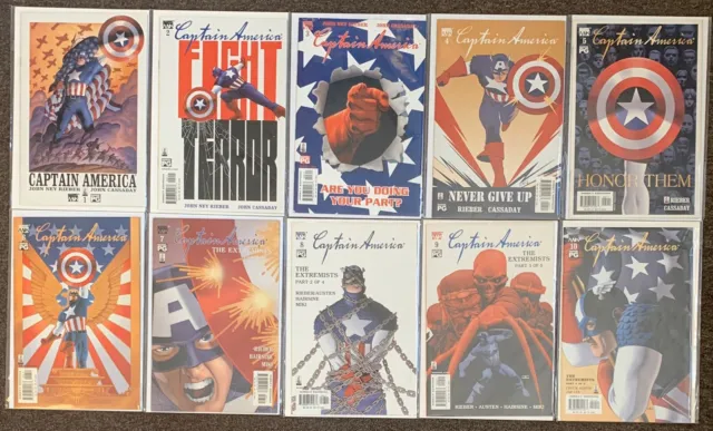 Captain America #1,2,3,4,5,6,7,8,9,10,11,12,15,18,19,20-32 Marvel Lot Series 4