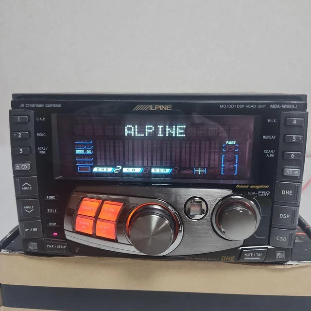 ALPINE MDA-W933J CD MD FM/AM オーディオ