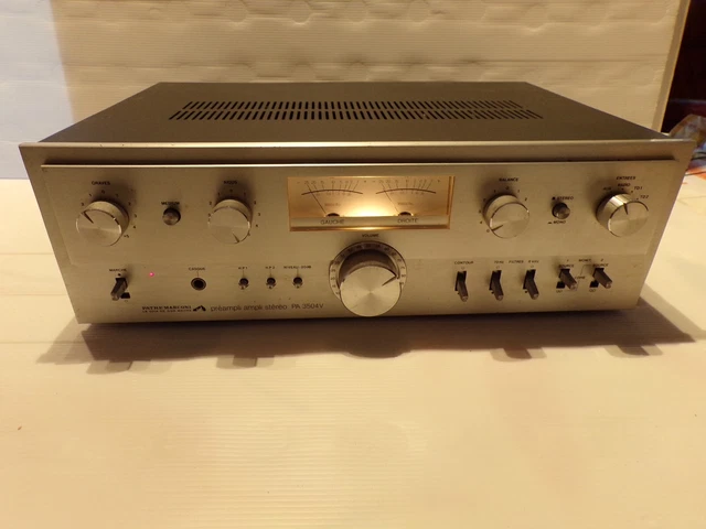 Pathé Marconi PA 5015V Préampli Amplificateur Vintage Stéréo 2x50W