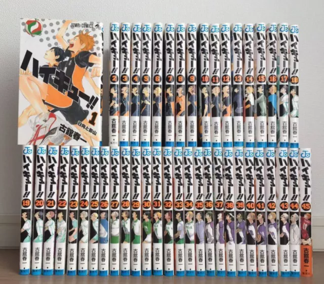 Haikyuu!! Comic Manga vol.1-45 Book set Jump Shueisha Japanese F/S