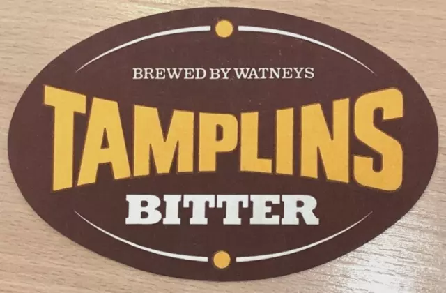 Brewed By Watneys Tamplins Bitter  Beer Mat