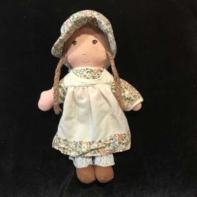 Vintage 1970s  HOLLY HOBBIE Rag Doll KNICKERBOCKER 22cm