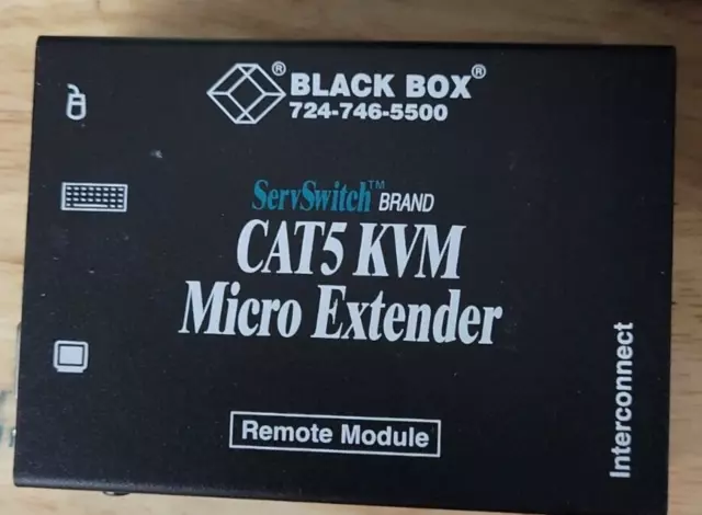 ServSwitch Cat5 KVM Micro Extender Remote Module ACUMREM Version 25S49B.