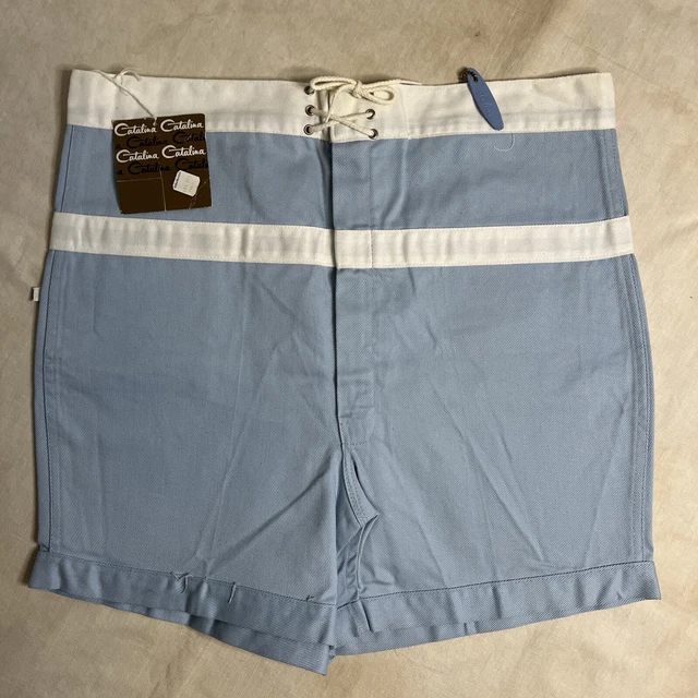Vintage Dead Stock 60’s CATALINA SURFERS Board shorts SURF Trunks HANG TEN