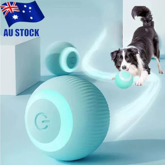 Automatic Rolling Ball Smart Cat Dog Toy Electric Pet Self-moving Kitten Game TK