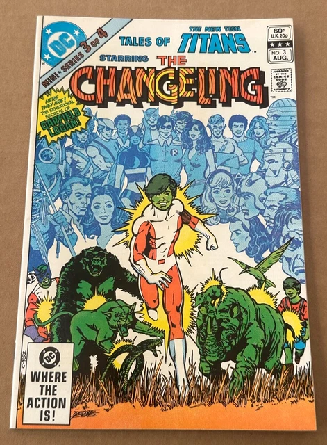 Tales of the New Teen Titans 3 FN CHANGELING aka Beast Boy 1982 DC COMICS