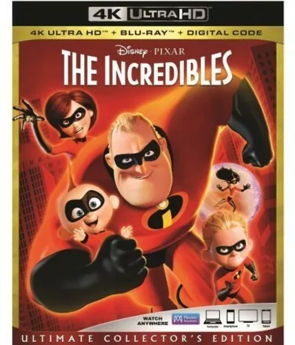 The Incredibles [New 4K UHD Blu-ray] With Blu-Ray, 4K Mastering, Collector's E