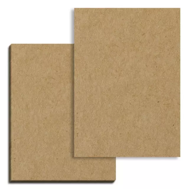 50 feuilles Papier Kraft Marron Cartonné A4 200 g/m²