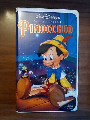 Pinocchio Walt Disney's Masterpiece VHS 239 - Plastic Clamshell Case - Used