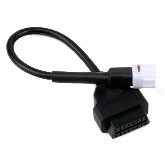 4Pin to OBD2 OBDII Cable Diagnostic Adapter Connector Fit For Yamaha R1 R6 MT09