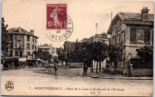 95 MONTMORENCY - place de la gare bld de l'ermitage.