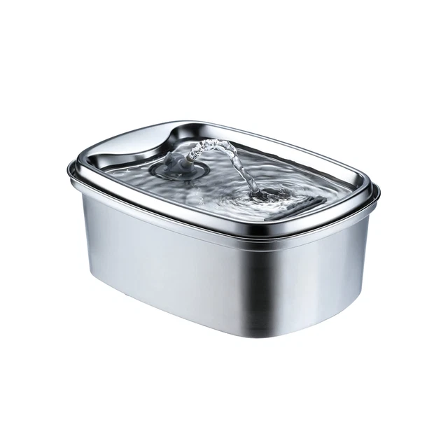 Fontanella Per Gatti Acciaio: 2.2L Fontana Per Gatti - Autom - Foto 6