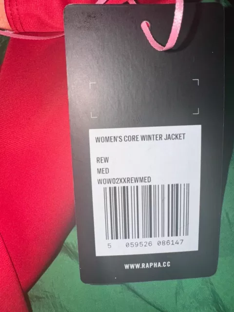 RAPHA CORE WINTER Jacket - Small Red £37.00 - PicClick UK