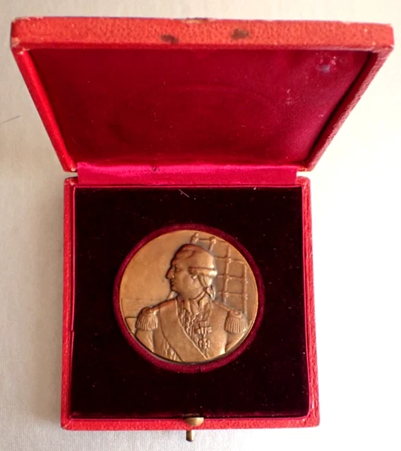 Médaillon Bronze Fraissé - Paquebot Charles Tellier, Compagnie De Navigation Sud Atlantique, XIXe Siècle
