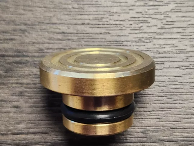 Solid Brass Grooved Cylinder Saddle - like Enerpac A102G BVA SD10