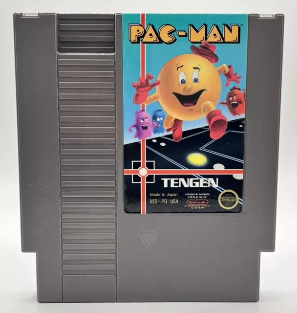 Pac-Man (Nintendo | NES) (Tengen Variant) Retro | Vintage Video Game - Tested