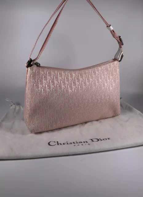Christian Dior Clear Pink Monogram Trotter Messenger Bag 857453