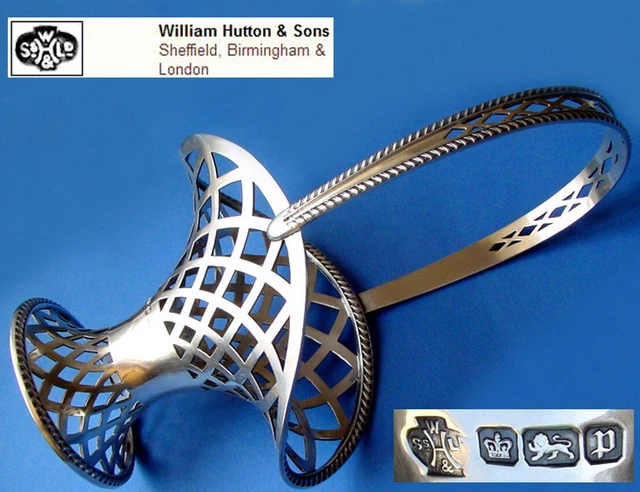 Antique Massif Coquille,William Hutton & Sons,Argent,Royaume-Uni,Um 1907 C385