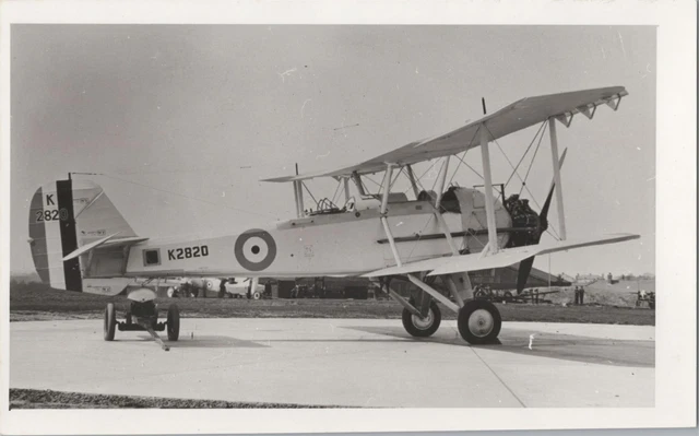 Vickers Vildebeest K2820 Vintage Photo Raf Royal Air Force