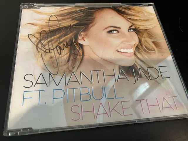 SAMANTHA JADE SIGNED Shake That 2 track Australian CD Single Autographed