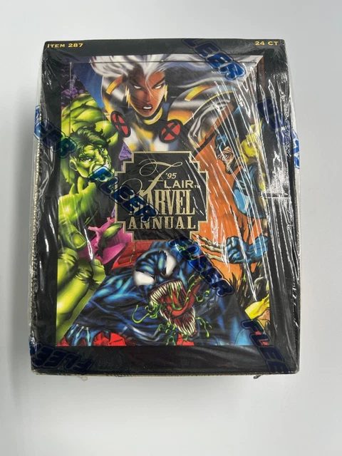 1995 Flair Marvel Annual 24 PACKS Factory Sealed Hobby Box
