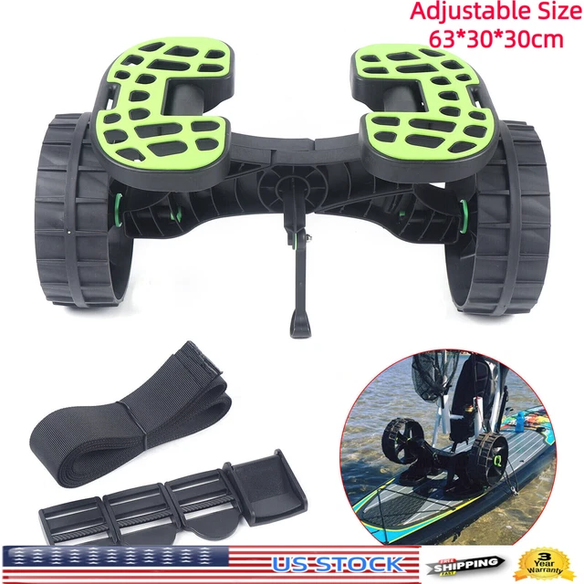 Heavy Duty Kayak Trailer Canoe Boat Carrier Dolly Cart Trolley Transport Wheels
