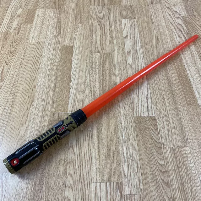 Star Wars Red Light Up & Sound Toy Lightsaber 2016 Hasbro Cosplay Telescopic