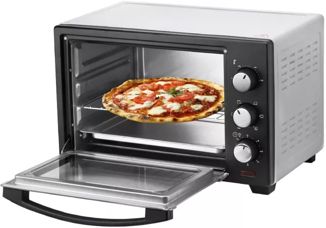Mini Backofen 1600 W 25 Liter 3in1 Miniofen Pizza-Ofen Kleiner Backofen
