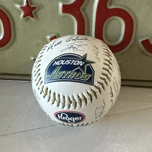 Houston Astros Facsimile Reproduction Team Signed Autograph Auto Baseball Kroger