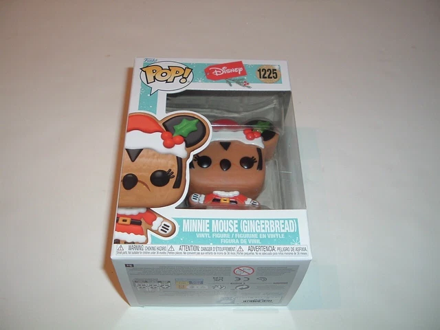 Funko Pop! Minnie Mouse Gingerbread #1225~ Mint~ Disney Christmas Series~