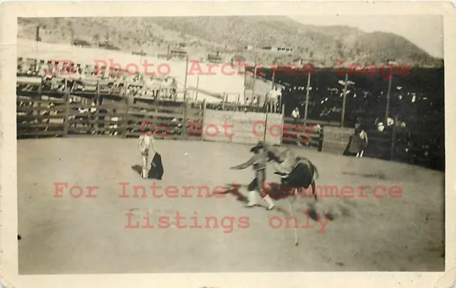 AZ, Phoenix, Arizona, RPPC, Matador Bullfighting, 1921 PM