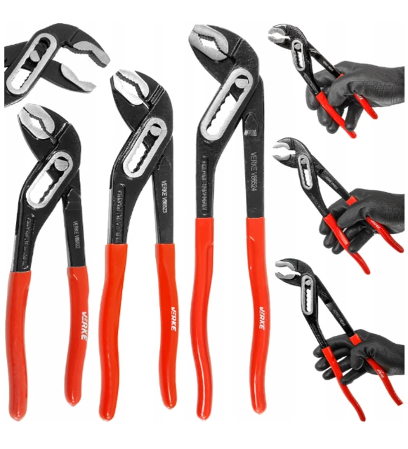 WORKPRO Set 2 Pinze Idrauliche - 180mm E 250mm, Regolazione Rapida, Per Tubi E Idraulica - Foto 9